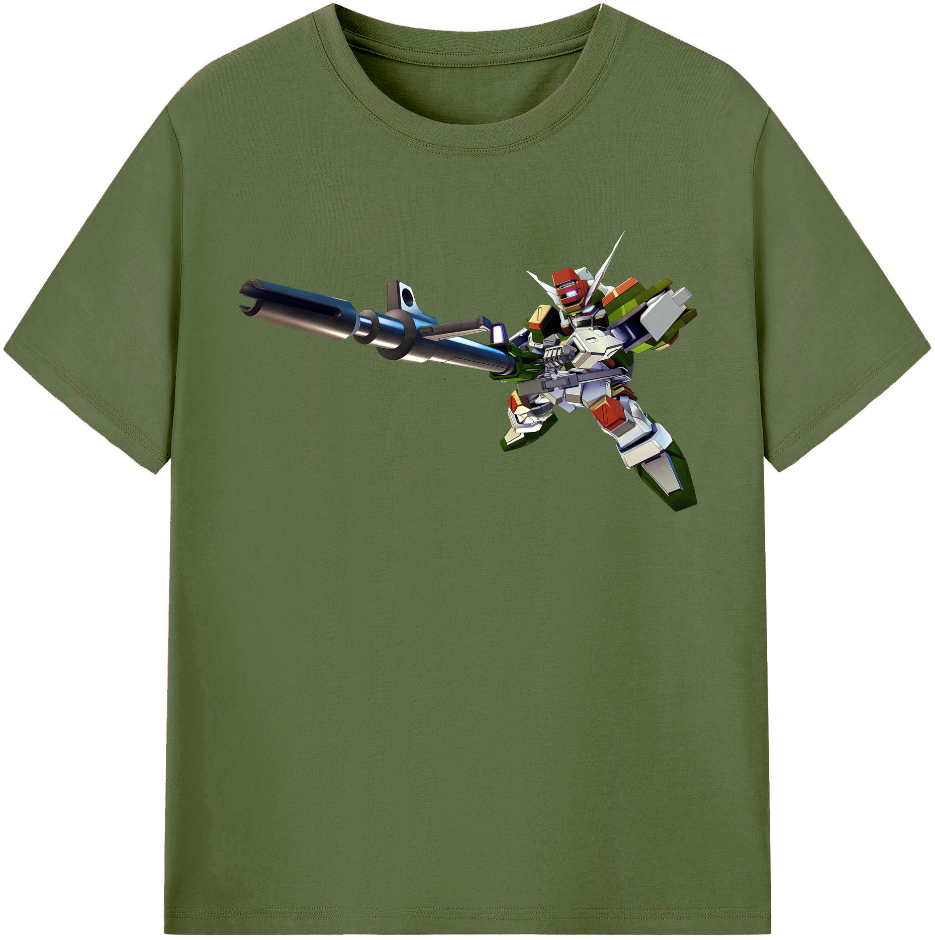 （画像用） 機動戦士ガンダム Mobile Suit Gundam 綿100％半袖Tシャツ（フロントプリント）
